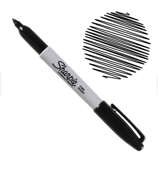 Sharpie Marcador Permanente Punta Fina Negro